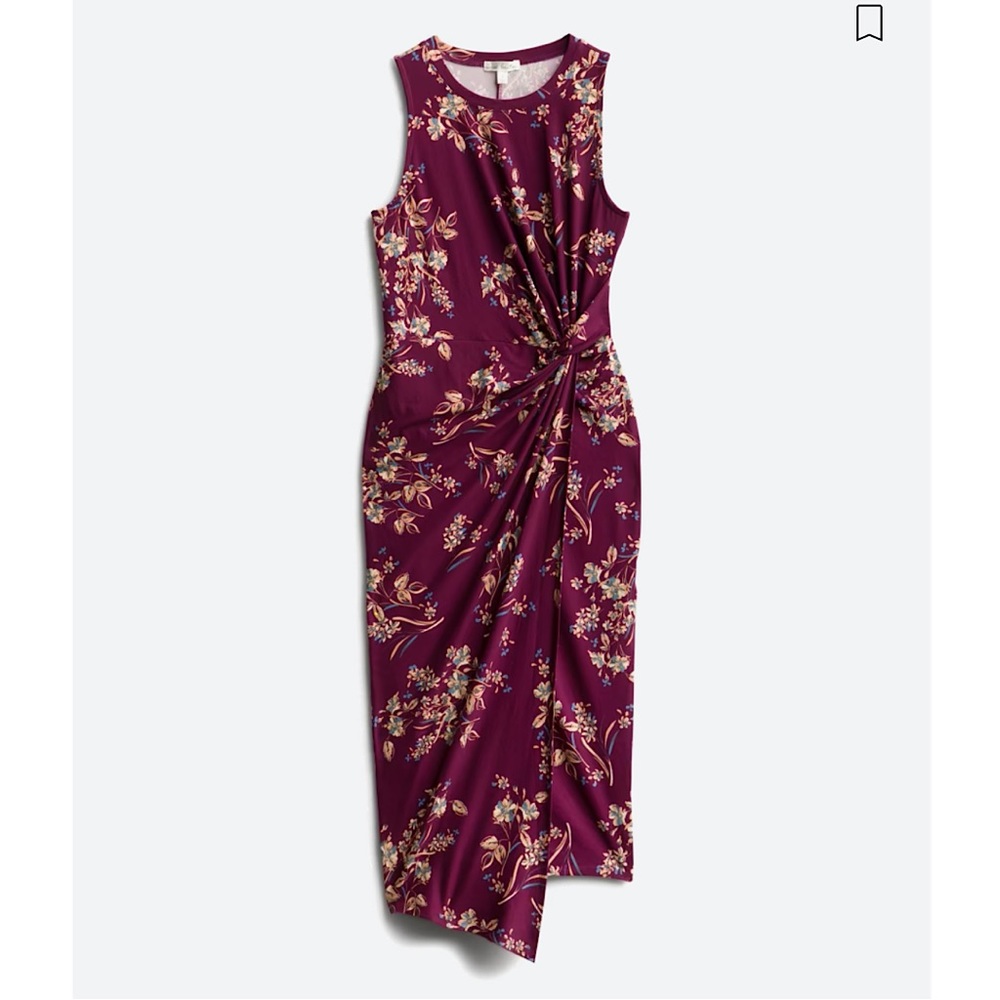 Nine Britton Abigail Ribbed Knit Midi Dress